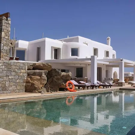 ヴィラ Gorgeous Mykonos 12 Bedrooms Nova Light Private Pool *