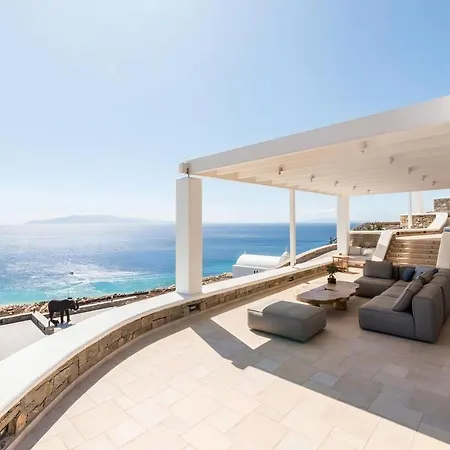 ヴィラ Gorgeous Mykonos 12 Bedrooms Nova Light Private Pool *